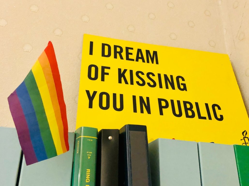 I dream of kissing you in public